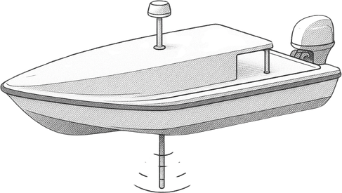 Unmanned boat USV