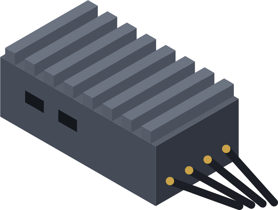 Telem5G 5G link module with four antenna connectors