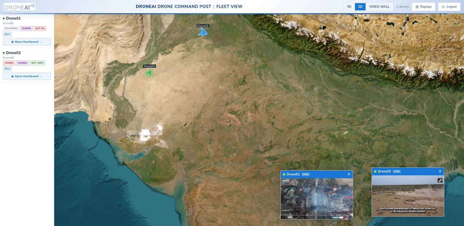 DroneAI Cloud Control Solution