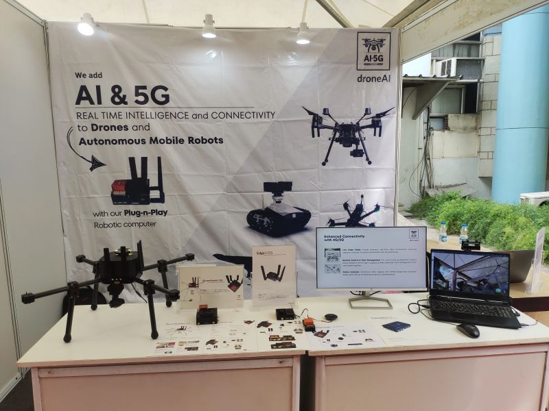 Bharat Drone Manthan booth